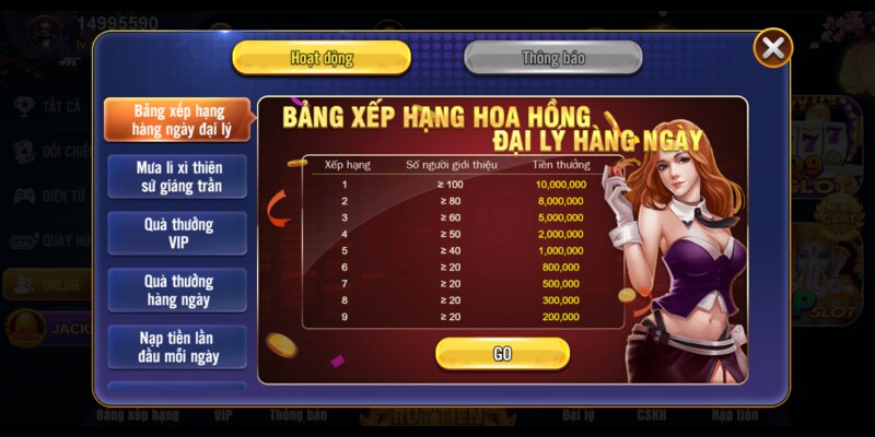 Khuyến mãi 8us thưởng đại lý nhà cái