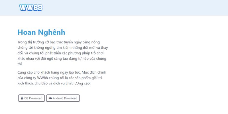 Giới thiệu sơ lược về sân chơi Ww888